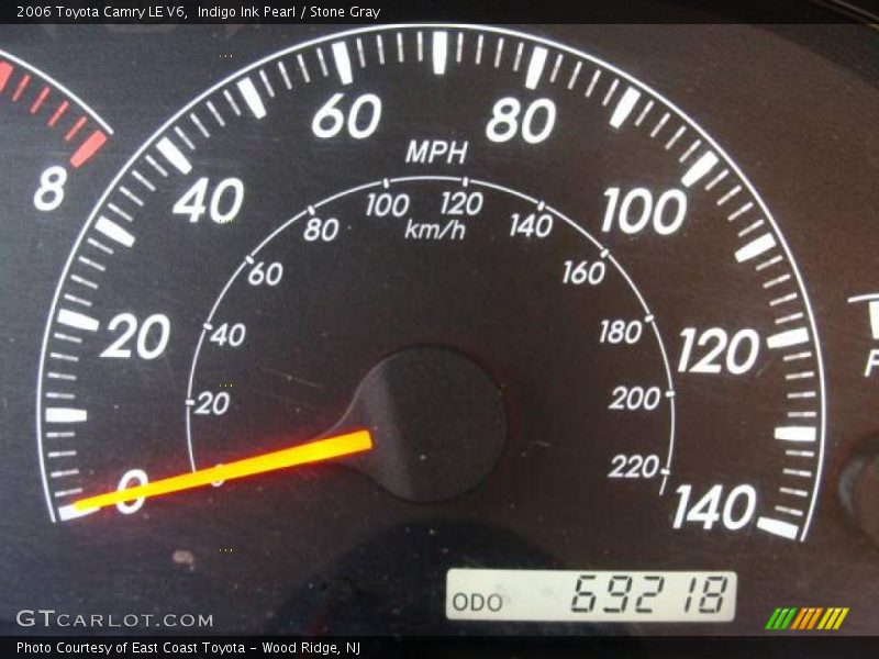 Indigo Ink Pearl / Stone Gray 2006 Toyota Camry LE V6