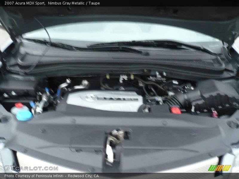 Nimbus Gray Metallic / Taupe 2007 Acura MDX Sport