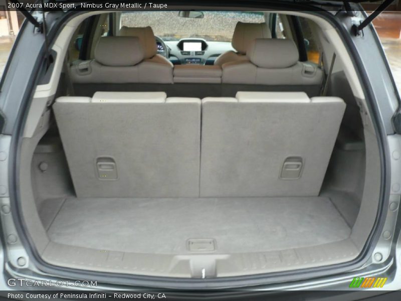 Nimbus Gray Metallic / Taupe 2007 Acura MDX Sport