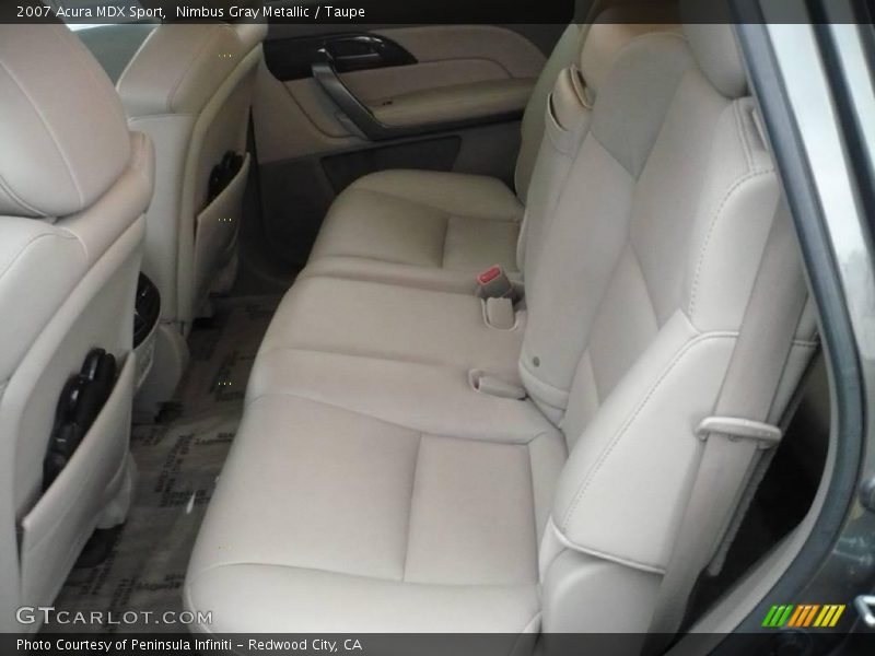 Nimbus Gray Metallic / Taupe 2007 Acura MDX Sport