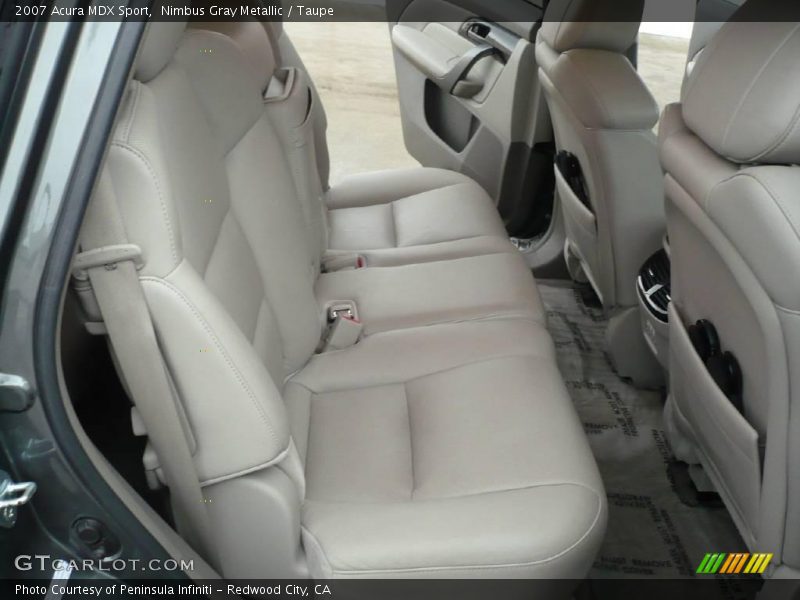 Nimbus Gray Metallic / Taupe 2007 Acura MDX Sport
