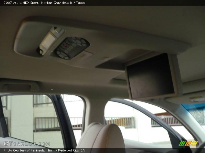 Nimbus Gray Metallic / Taupe 2007 Acura MDX Sport