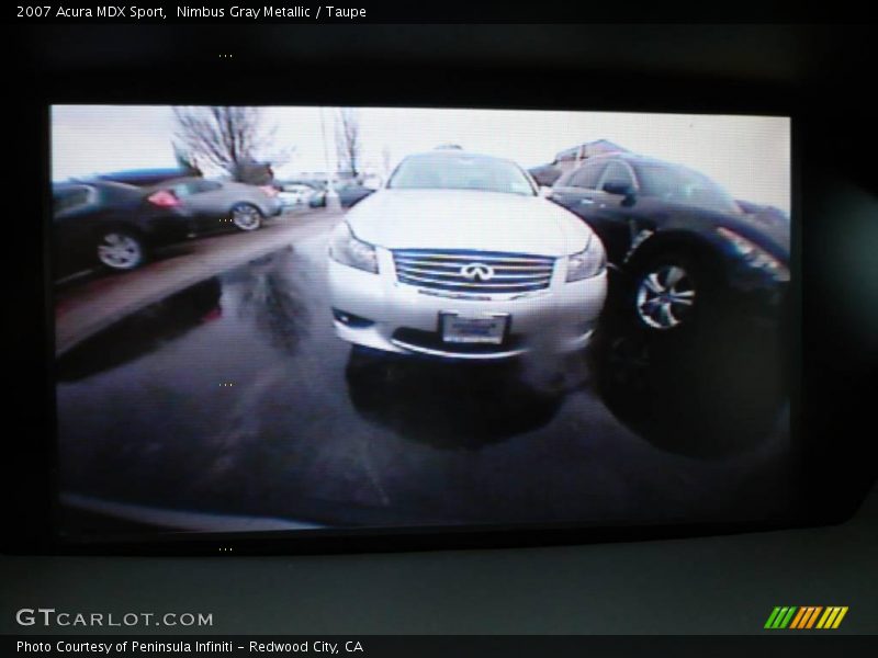 Nimbus Gray Metallic / Taupe 2007 Acura MDX Sport