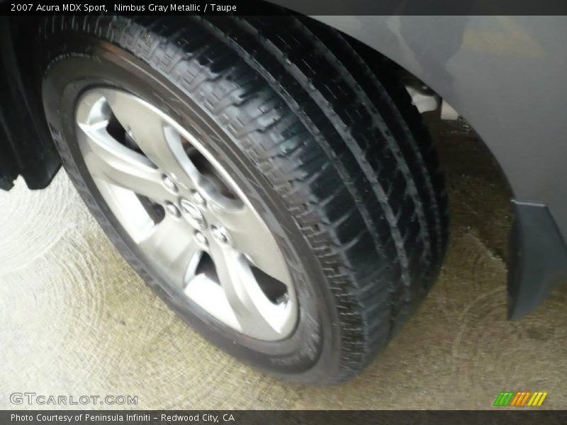 Nimbus Gray Metallic / Taupe 2007 Acura MDX Sport