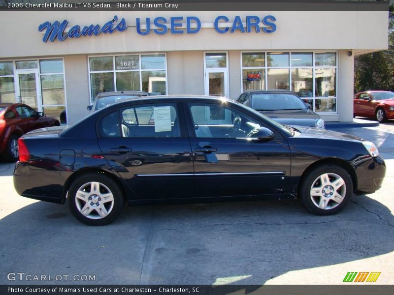 Black / Titanium Gray 2006 Chevrolet Malibu LT V6 Sedan