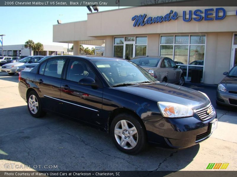 Black / Titanium Gray 2006 Chevrolet Malibu LT V6 Sedan