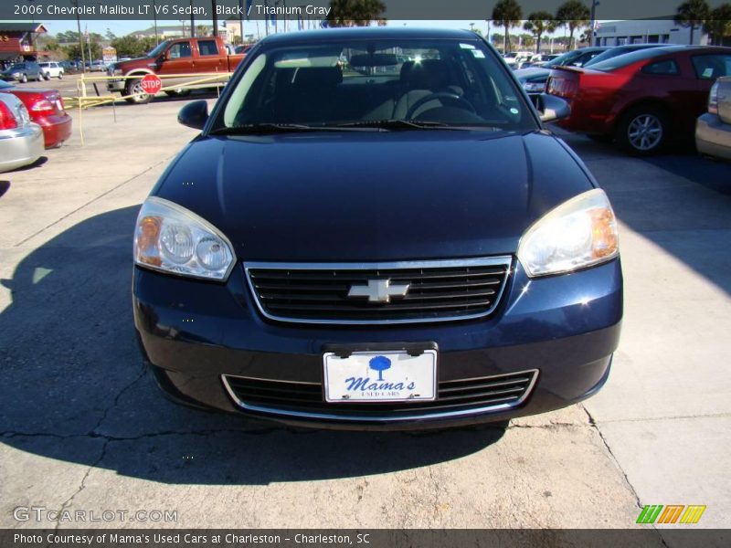 Black / Titanium Gray 2006 Chevrolet Malibu LT V6 Sedan