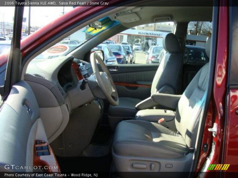 Salsa Red Pearl / Stone Gray 2006 Toyota Sienna XLE AWD