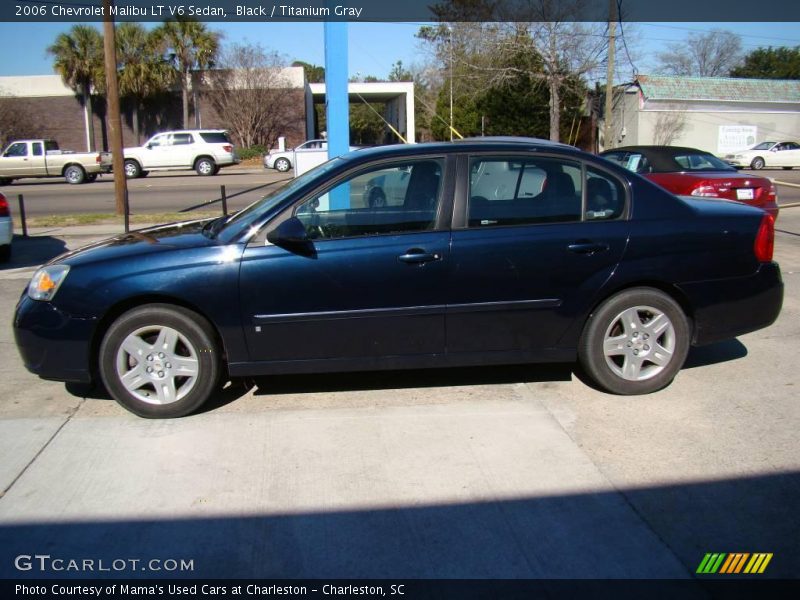 Black / Titanium Gray 2006 Chevrolet Malibu LT V6 Sedan