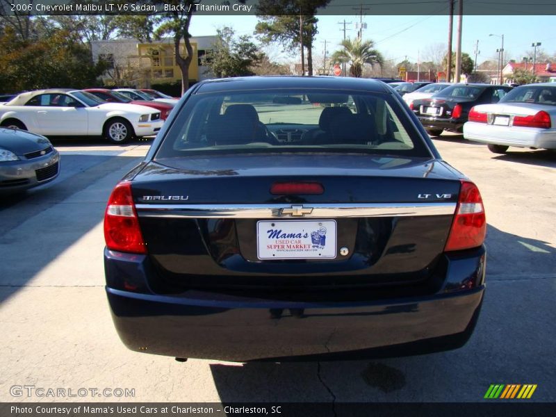 Black / Titanium Gray 2006 Chevrolet Malibu LT V6 Sedan
