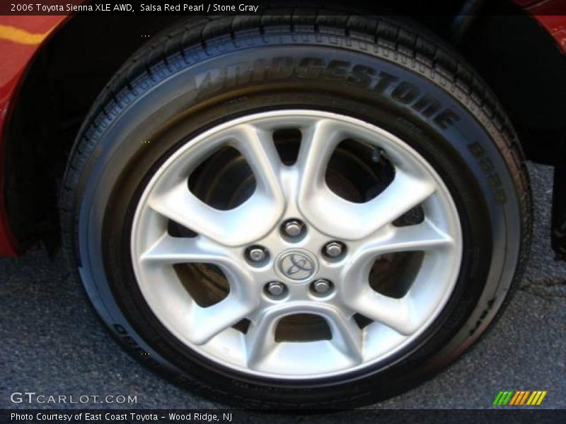 Salsa Red Pearl / Stone Gray 2006 Toyota Sienna XLE AWD