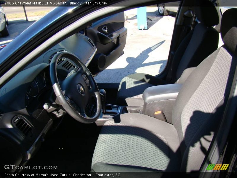 Black / Titanium Gray 2006 Chevrolet Malibu LT V6 Sedan