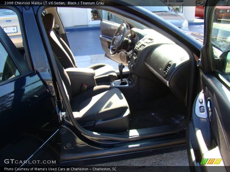Black / Titanium Gray 2006 Chevrolet Malibu LT V6 Sedan