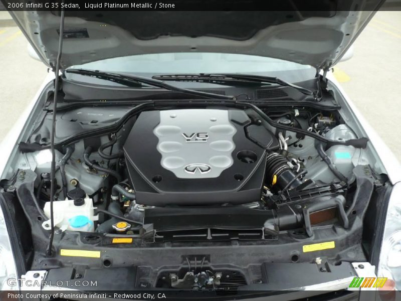 Liquid Platinum Metallic / Stone 2006 Infiniti G 35 Sedan