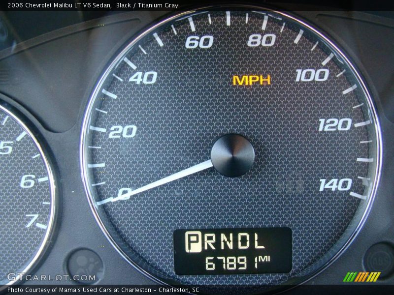 Black / Titanium Gray 2006 Chevrolet Malibu LT V6 Sedan