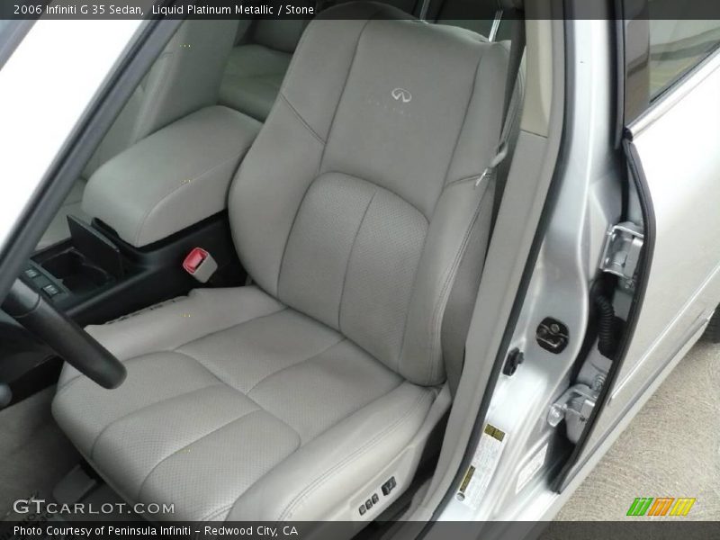 Liquid Platinum Metallic / Stone 2006 Infiniti G 35 Sedan