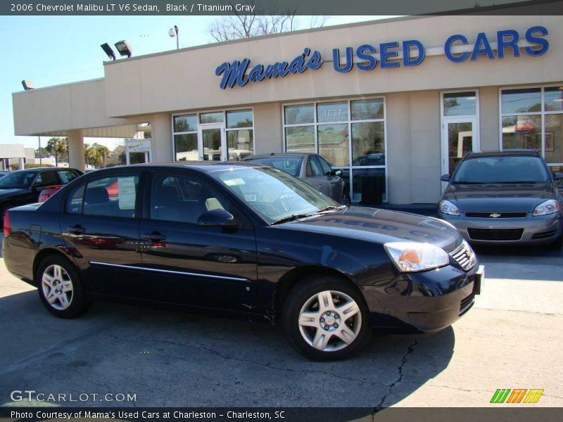 Black / Titanium Gray 2006 Chevrolet Malibu LT V6 Sedan
