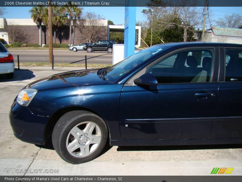 Black / Titanium Gray 2006 Chevrolet Malibu LT V6 Sedan