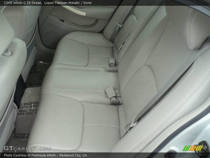 Liquid Platinum Metallic / Stone 2006 Infiniti G 35 Sedan