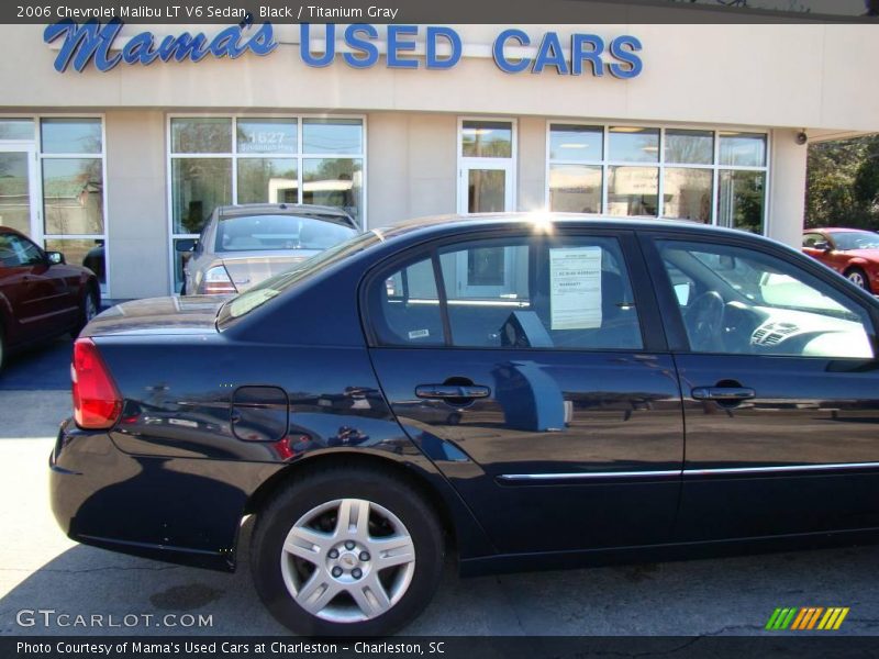 Black / Titanium Gray 2006 Chevrolet Malibu LT V6 Sedan