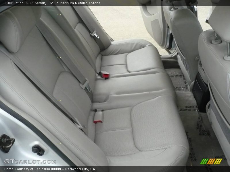 Liquid Platinum Metallic / Stone 2006 Infiniti G 35 Sedan