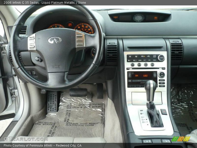 Liquid Platinum Metallic / Stone 2006 Infiniti G 35 Sedan