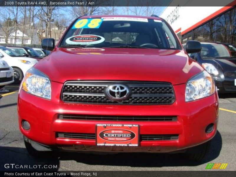 Barcelona Red Pearl / Ash 2008 Toyota RAV4 4WD