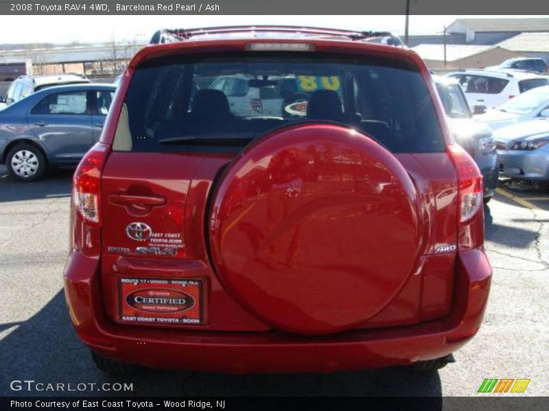 Barcelona Red Pearl / Ash 2008 Toyota RAV4 4WD