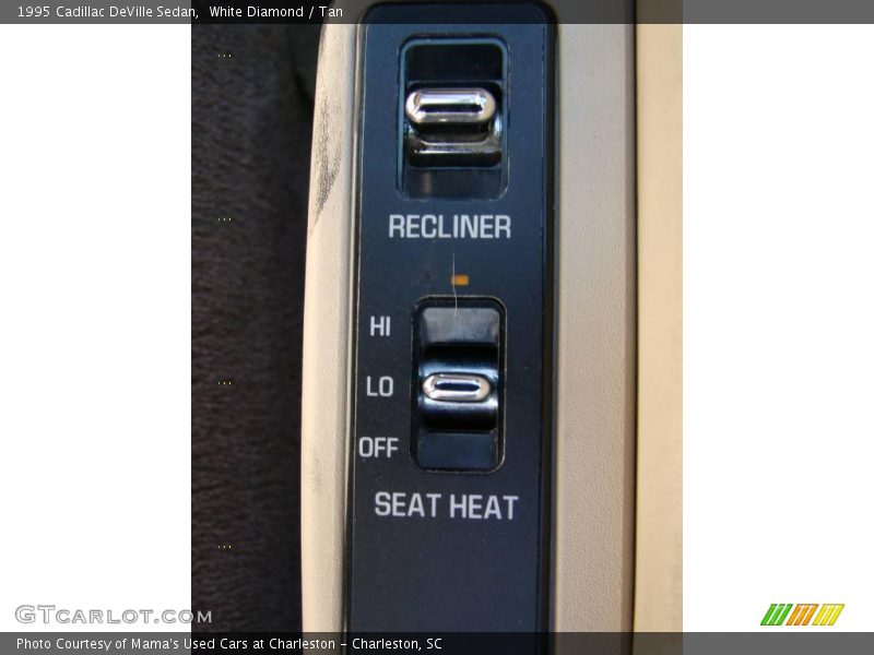 White Diamond / Tan 1995 Cadillac DeVille Sedan