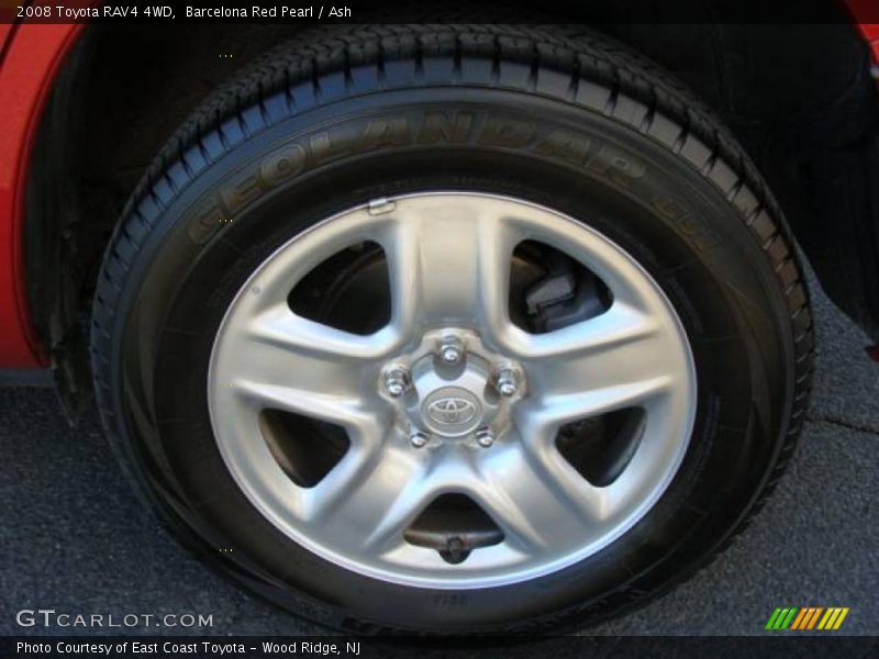Barcelona Red Pearl / Ash 2008 Toyota RAV4 4WD