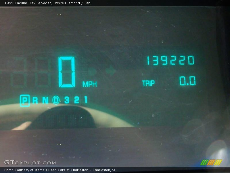 White Diamond / Tan 1995 Cadillac DeVille Sedan