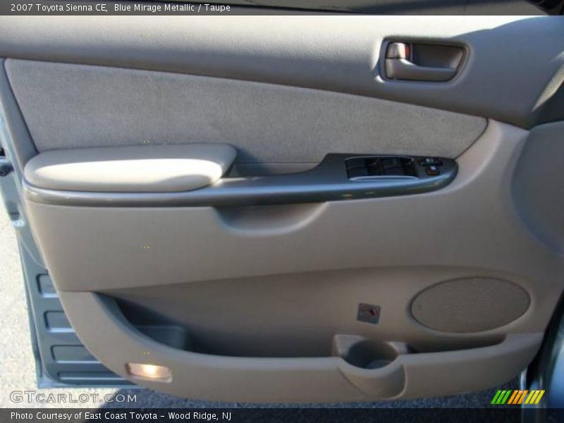 Blue Mirage Metallic / Taupe 2007 Toyota Sienna CE
