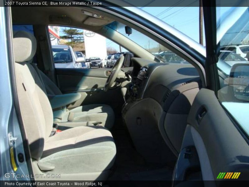 Blue Mirage Metallic / Taupe 2007 Toyota Sienna CE