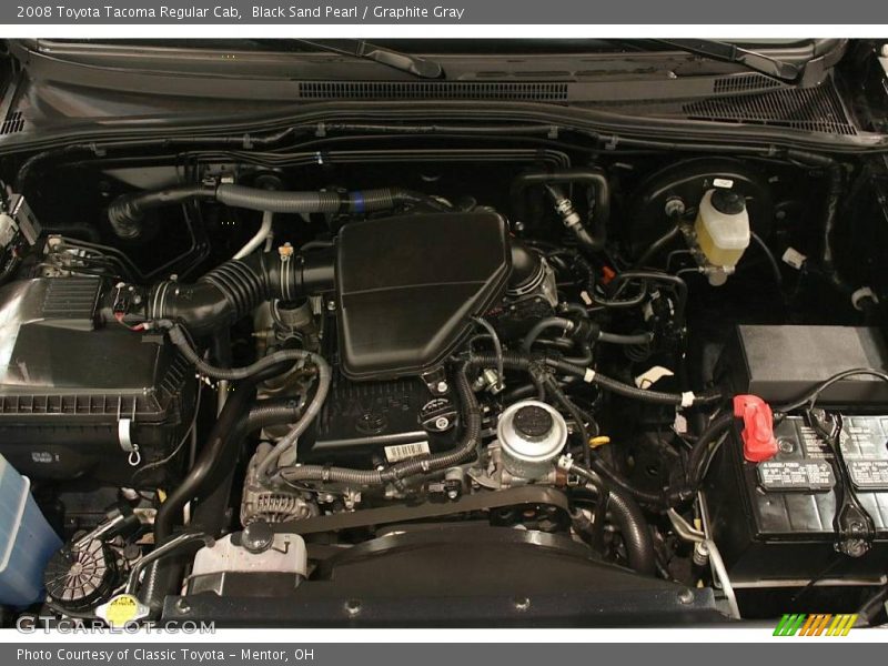 Black Sand Pearl / Graphite Gray 2008 Toyota Tacoma Regular Cab