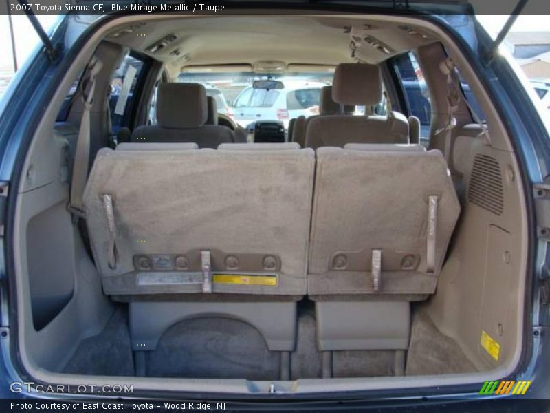 Blue Mirage Metallic / Taupe 2007 Toyota Sienna CE
