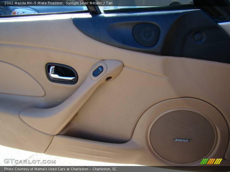 Sunlight Silver Metallic / Tan 2002 Mazda MX-5 Miata Roadster