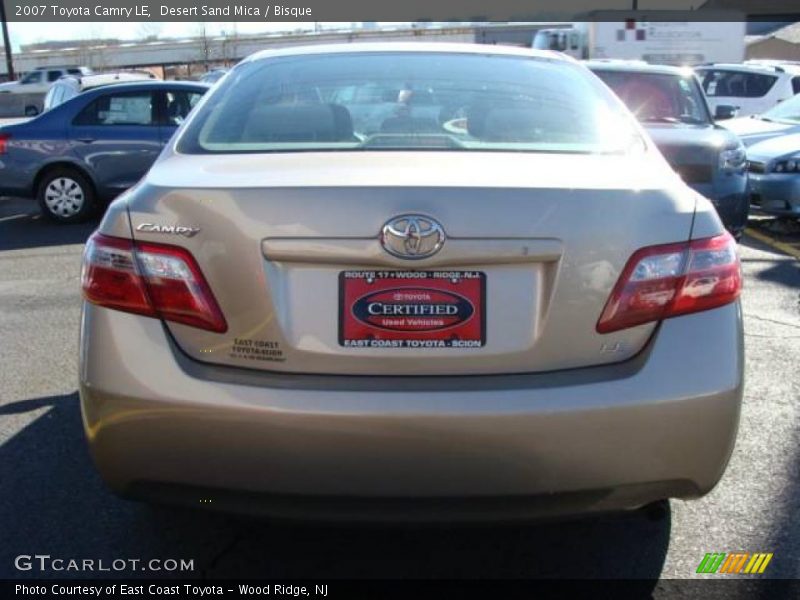 Desert Sand Mica / Bisque 2007 Toyota Camry LE