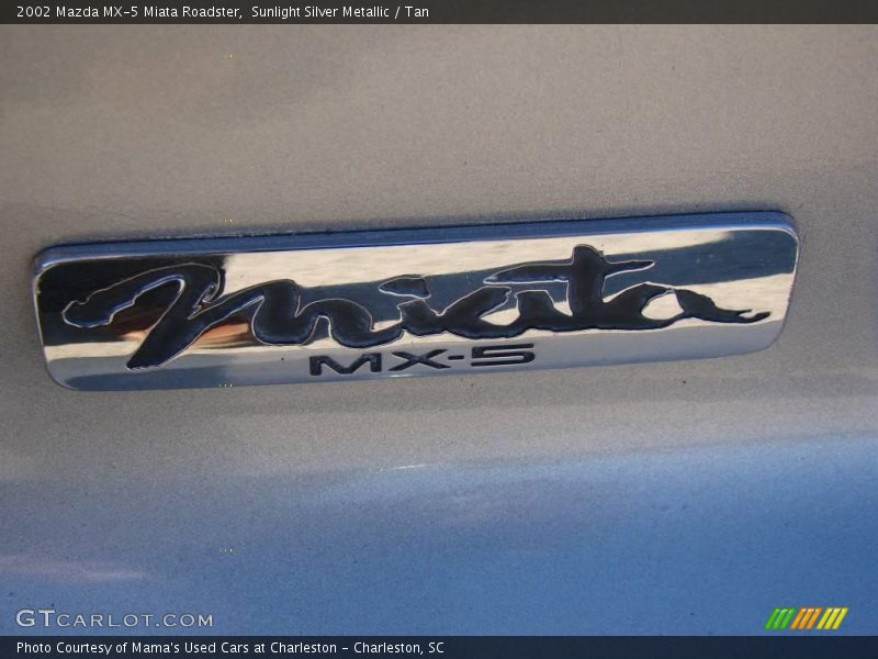 Sunlight Silver Metallic / Tan 2002 Mazda MX-5 Miata Roadster