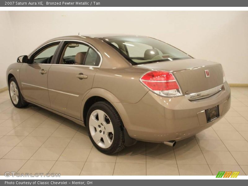 Bronzed Pewter Metallic / Tan 2007 Saturn Aura XE