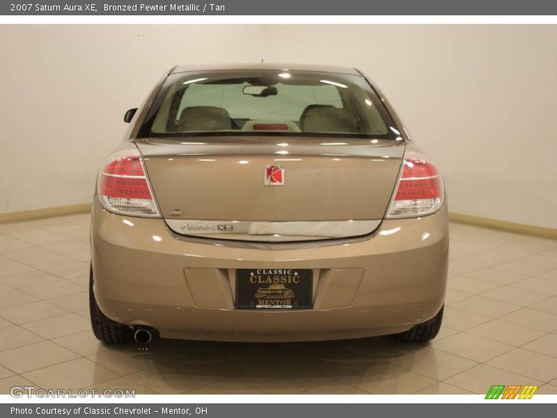 Bronzed Pewter Metallic / Tan 2007 Saturn Aura XE