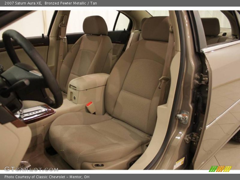 Bronzed Pewter Metallic / Tan 2007 Saturn Aura XE