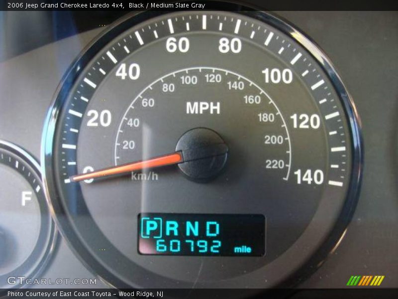 Black / Medium Slate Gray 2006 Jeep Grand Cherokee Laredo 4x4