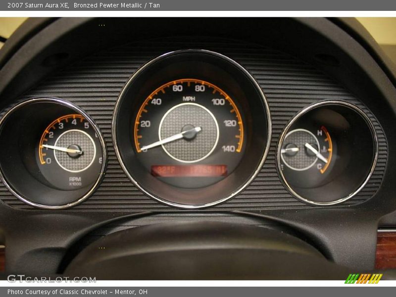 Bronzed Pewter Metallic / Tan 2007 Saturn Aura XE