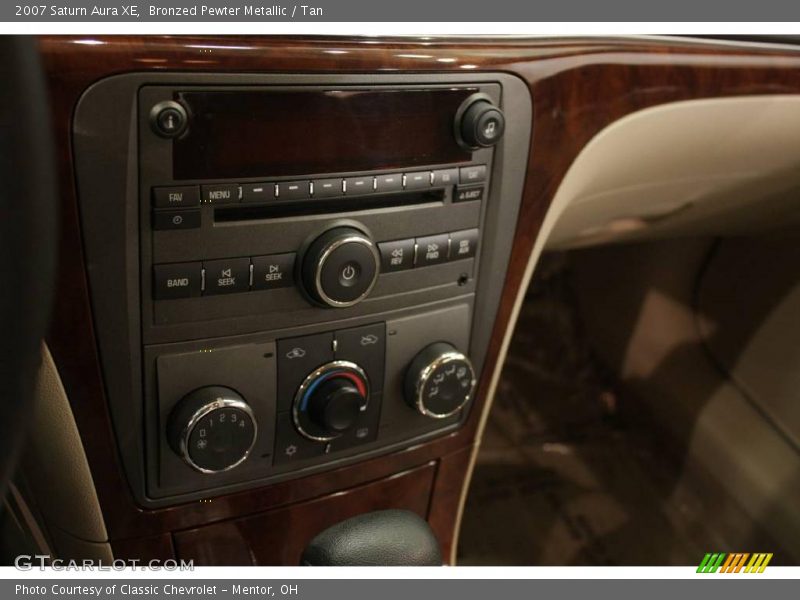 Bronzed Pewter Metallic / Tan 2007 Saturn Aura XE