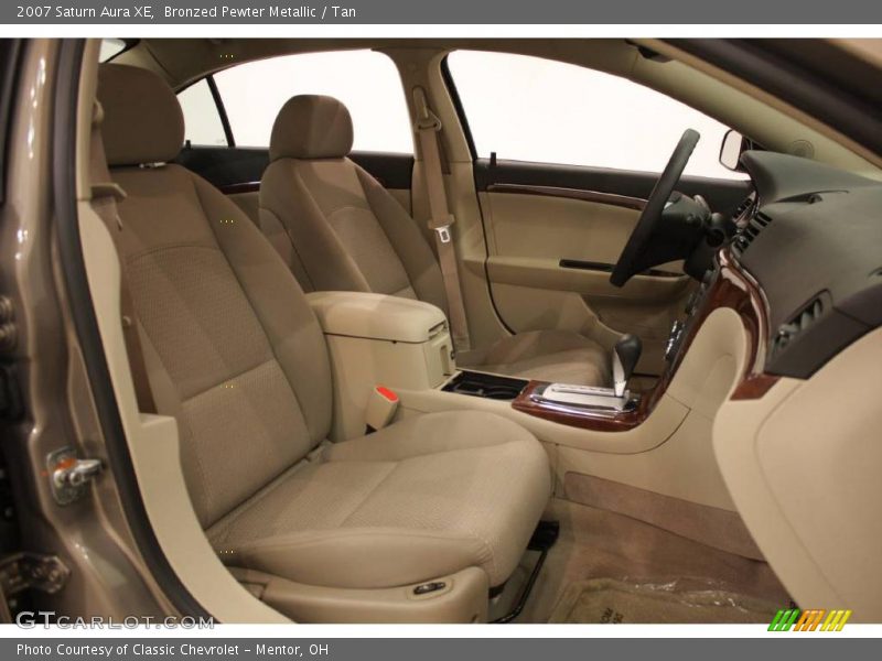 Bronzed Pewter Metallic / Tan 2007 Saturn Aura XE