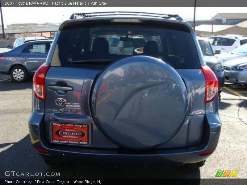 Pacific Blue Metallic / Ash Gray 2007 Toyota RAV4 4WD