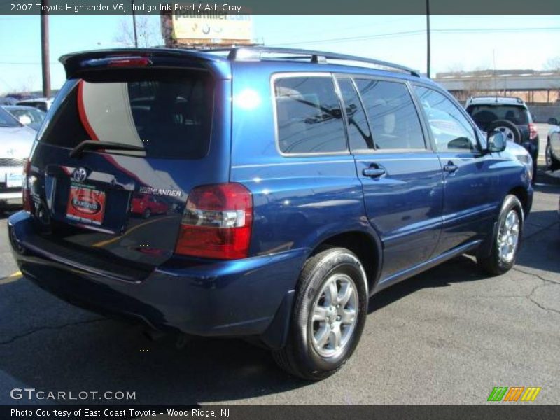 Indigo Ink Pearl / Ash Gray 2007 Toyota Highlander V6