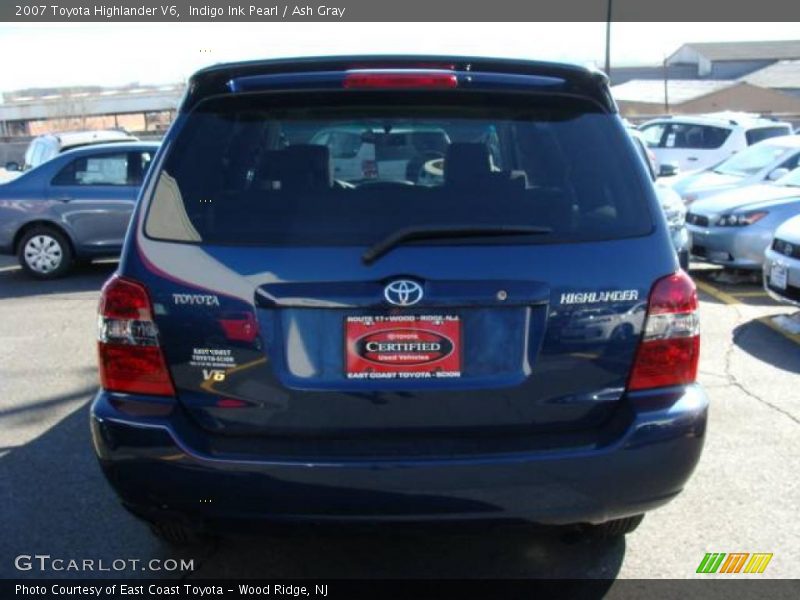 Indigo Ink Pearl / Ash Gray 2007 Toyota Highlander V6