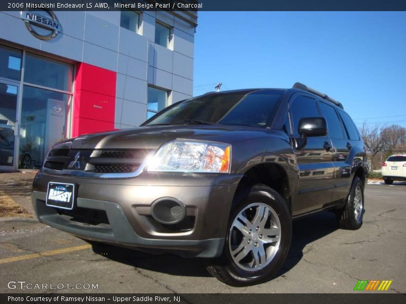 Mineral Beige Pearl / Charcoal 2006 Mitsubishi Endeavor LS AWD