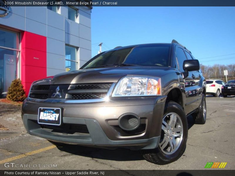 Mineral Beige Pearl / Charcoal 2006 Mitsubishi Endeavor LS AWD